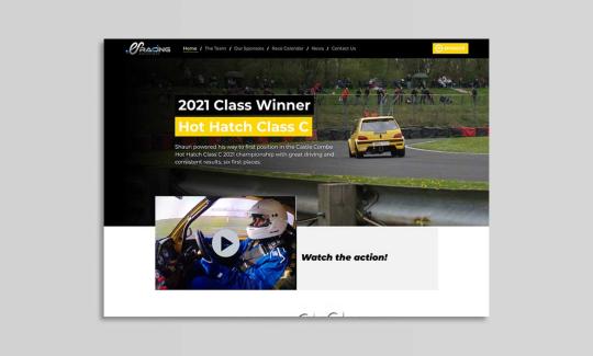 Motor racing team website